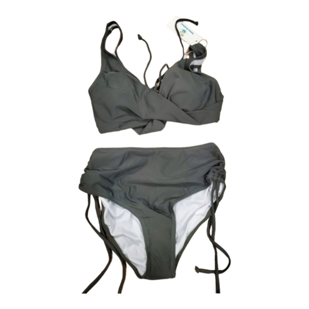 Beachsissi green bikini‎ bathing suit NWT
